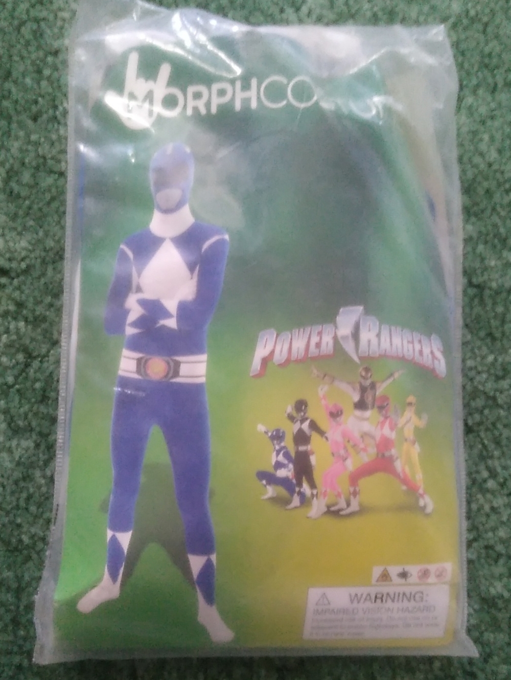 Morphe Blue Power Rangers Morphsuit Costume